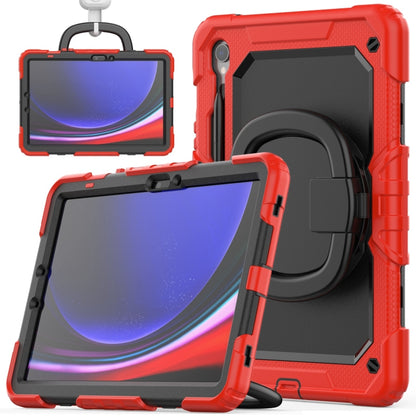 D Type Silicone Hybrid PC Tablet Case with Handle Holder, For Samsung Galaxy Tab S10 FE+���������...