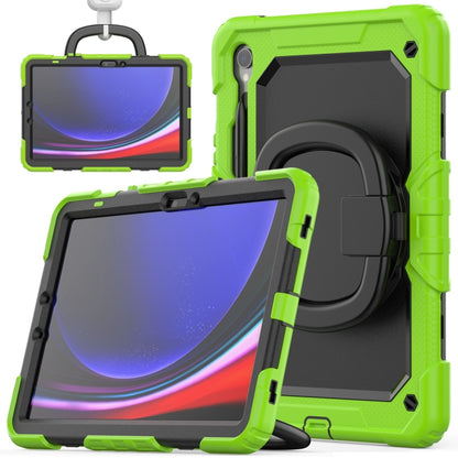 D Type Silicone Hybrid PC Tablet Case with Handle Holder, For Samsung Galaxy Tab S10 FE+���������...