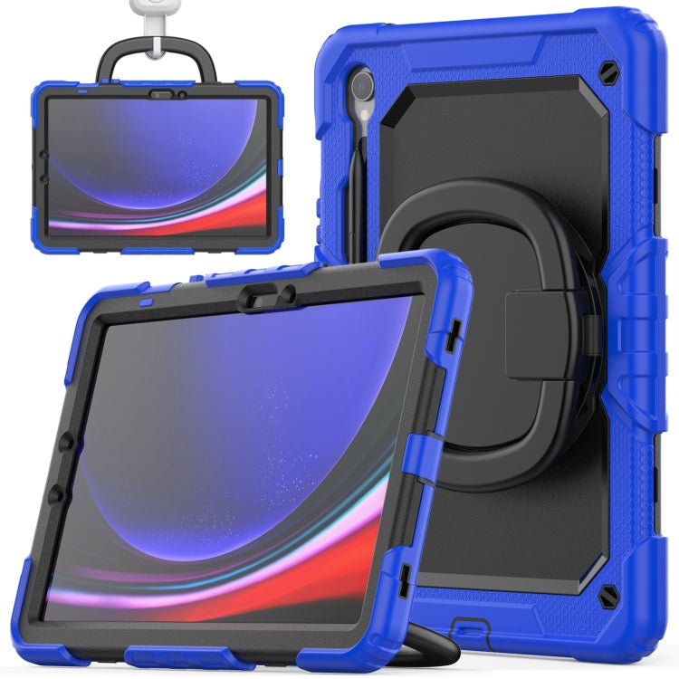 D Type Silicone Hybrid PC Tablet Case with Handle Holder, For Samsung Galaxy Tab S10 FE+���������...