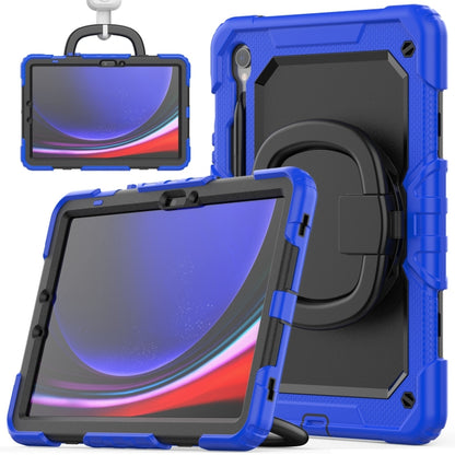 D Type Silicone Hybrid PC Tablet Case with Handle Holder, For Samsung Galaxy Tab S10 FE+���������...