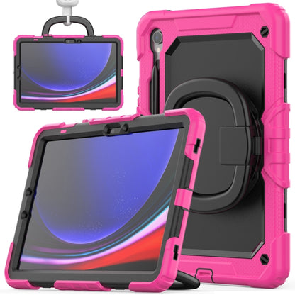 D Type Silicone Hybrid PC Tablet Case with Handle Holder, For Samsung Galaxy Tab S10 FE+���������...