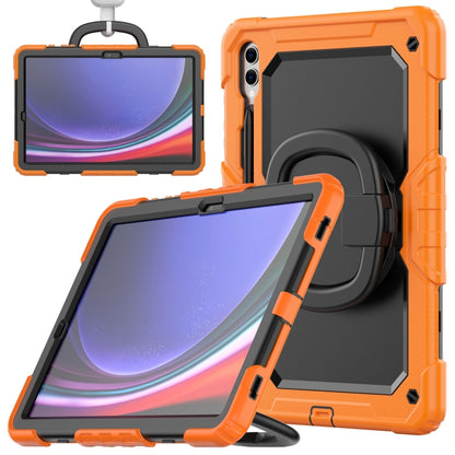 D Type Silicone Hybrid PC Tablet Case with Handle Holder, For Samsung Galaxy Tab S10 FE+���������...