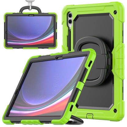 D Type Silicone Hybrid PC Tablet Case with Handle Holder, For Samsung Galaxy Tab S10 FE+���������...