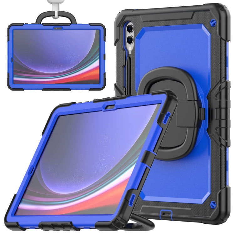 D Type Silicone Hybrid PC Tablet Case with Handle Holder, For Samsung Galaxy Tab S10 FE+���������...