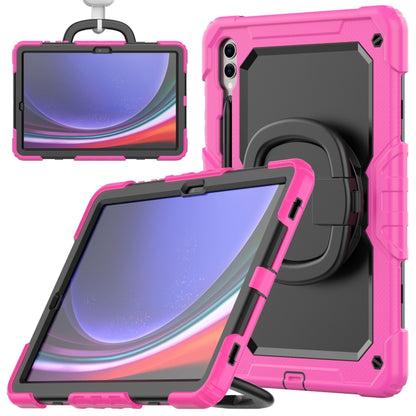 D Type Silicone Hybrid PC Tablet Case with Handle Holder, For Samsung Galaxy Tab S10 FE+���������...