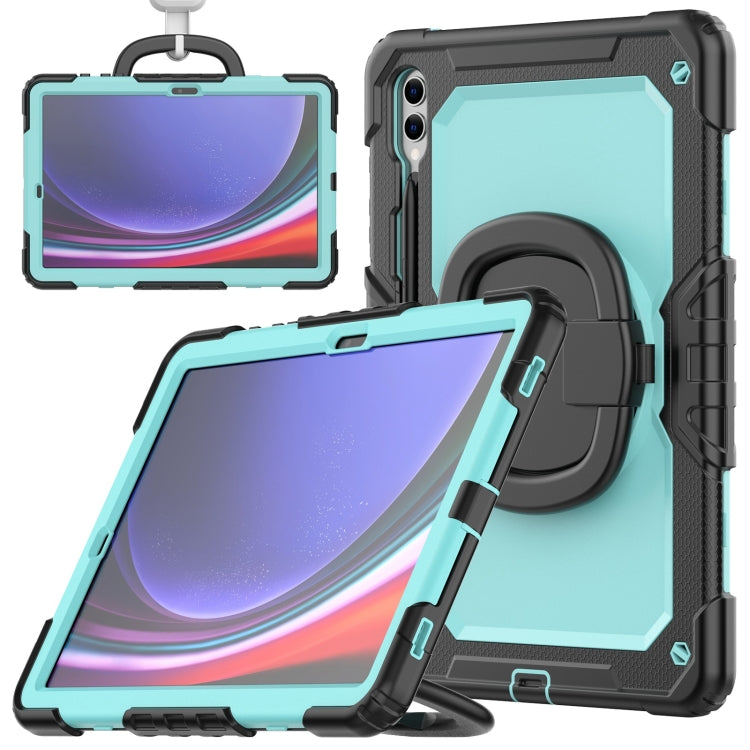 D Type Silicone Hybrid PC Tablet Case with Handle Holder, For Samsung Galaxy Tab S10 FE+���������...