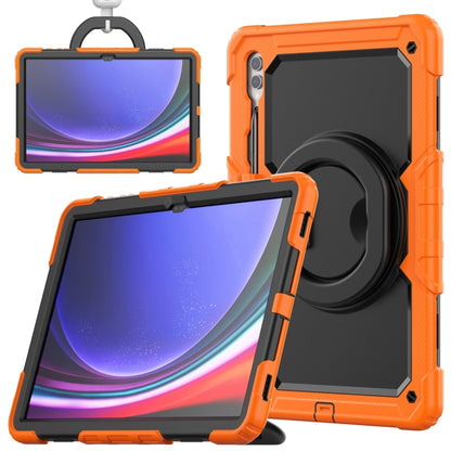 D Type Silicone Hybrid PC Tablet Case with Handle Holder, For Samsung Galaxy Tab S10 FE+���������...