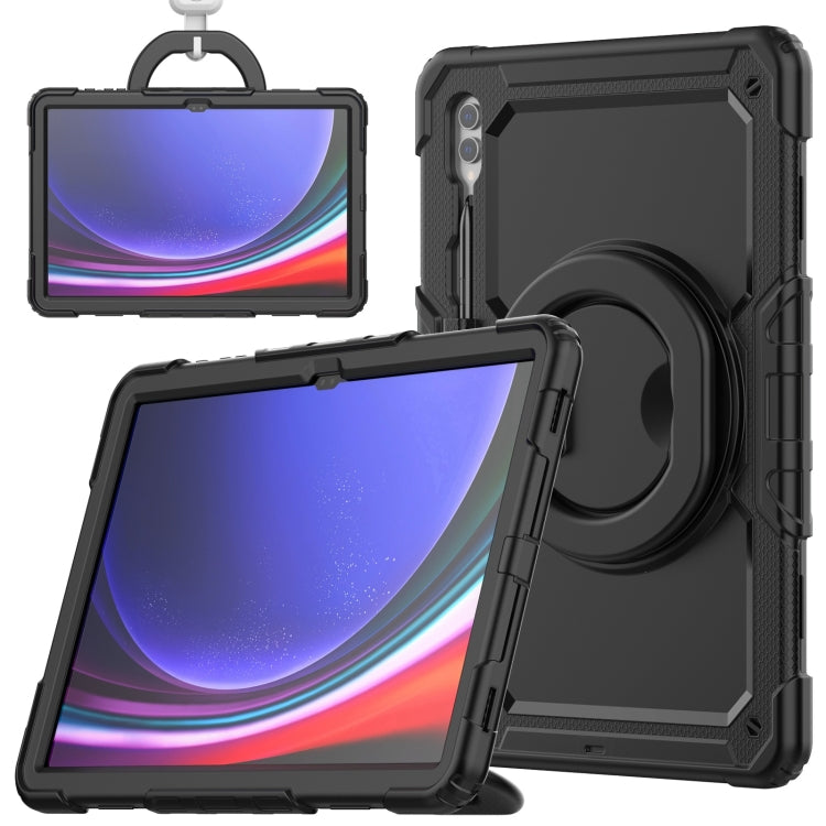 D Type Silicone Hybrid PC Tablet Case with Handle Holder, For Samsung Galaxy Tab S10 FE+���������...