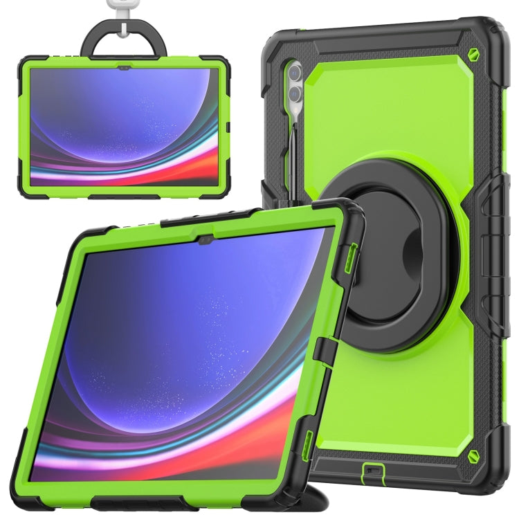 D Type Silicone Hybrid PC Tablet Case with Handle Holder, For Samsung Galaxy Tab S10 FE+���������...