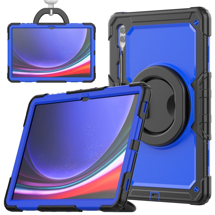 D Type Silicone Hybrid PC Tablet Case with Handle Holder, For Samsung Galaxy Tab S10 FE+���������...