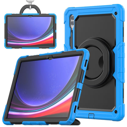 D Type Silicone Hybrid PC Tablet Case with Handle Holder, For Samsung Galaxy Tab S10 FE+���������...