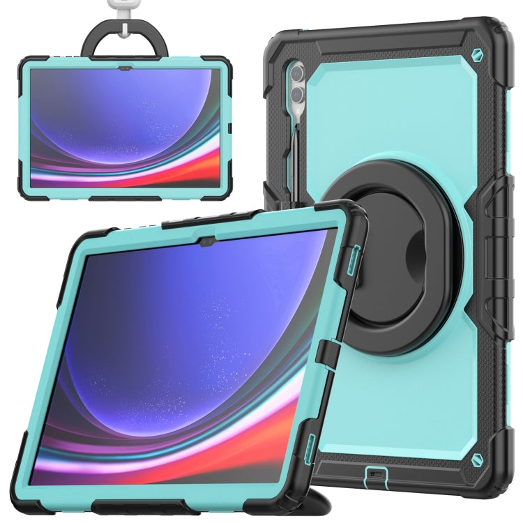 D Type Silicone Hybrid PC Tablet Case with Handle Holder, For Samsung Galaxy Tab S10 FE+���������...