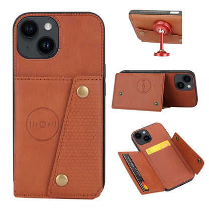 Double Buckle Card Slots PU + TPU Phone Case, For iPhone 16e, For iPhone 16 Pro Max��������������...