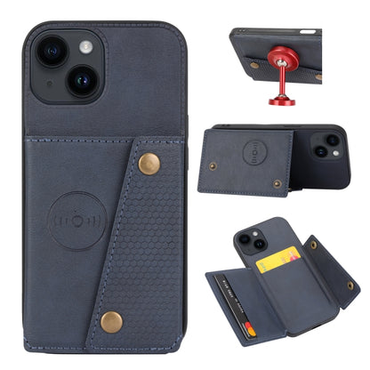 Double Buckle Card Slots PU + TPU Phone Case, For iPhone 16e, For iPhone 16 Pro Max��������������...