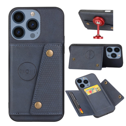 Double Buckle Card Slots PU + TPU Phone Case, For iPhone 16e, For iPhone 16 Pro Max��������������...