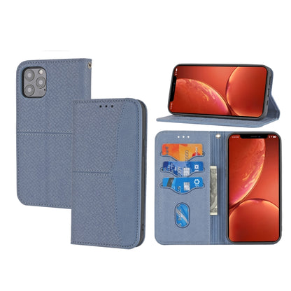 Woven Texture Stitching Magnetic Leather Phone Case, For iPhone 16 Pro Max, For iPhone 16 Pro����...