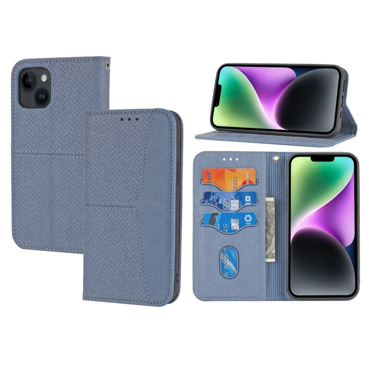 Woven Texture Stitching Magnetic Leather Phone Case, For iPhone 16 Pro Max, For iPhone 16 Pro����...