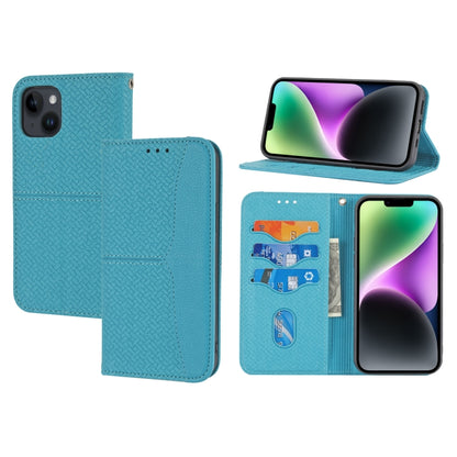 Woven Texture Stitching Magnetic Leather Phone Case, For iPhone 16 Pro Max, For iPhone 16 Pro����...
