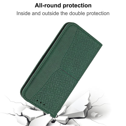 Woven Texture Stitching Magnetic Leather Phone Case, For iPhone 16 Pro Max, For iPhone 16 Pro����...