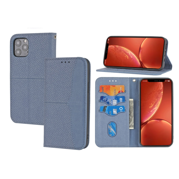 Woven Texture Stitching Magnetic Leather Phone Case, For iPhone 16 Pro Max, For iPhone 16 Pro����...