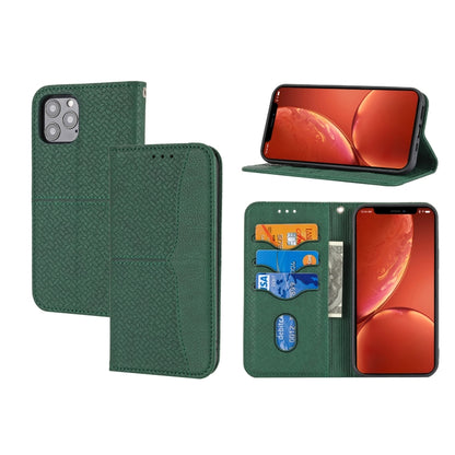 Woven Texture Stitching Magnetic Leather Phone Case, For iPhone 16 Pro Max, For iPhone 16 Pro����...