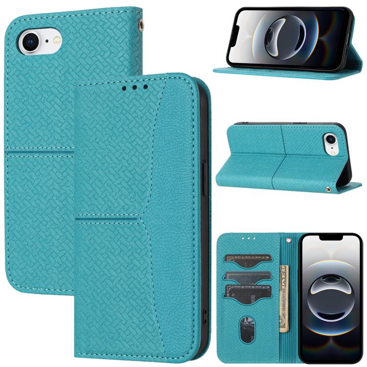 Woven Texture Stitching Magnetic Leather Phone Case, For iPhone 16 Pro Max, For iPhone 16 Pro����...