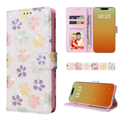 Bronzing Painting RFID Leather Case, For iPhone 16e, For iPhone 16 Pro Max, For iPhone 16 Pro����...