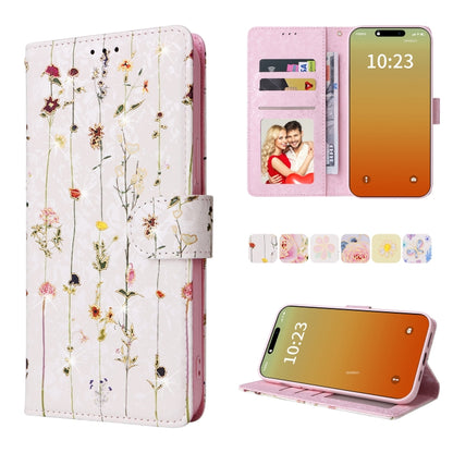 Bronzing Painting RFID Leather Case, For iPhone 16e, For iPhone 16 Pro Max, For iPhone 16 Pro����...