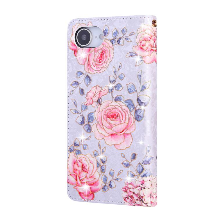Bronzing Painting RFID Leather Case, For iPhone 16e, For iPhone 16 Pro Max, For iPhone 16 Pro����...