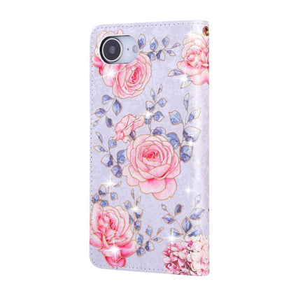 Bronzing Painting RFID Leather Case, For iPhone 16e, For iPhone 16 Pro Max, For iPhone 16 Pro����...