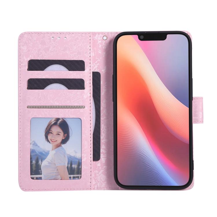 Bronzing Painting RFID Leather Case, For iPhone 16e, For iPhone 16 Pro Max, For iPhone 16 Pro����...