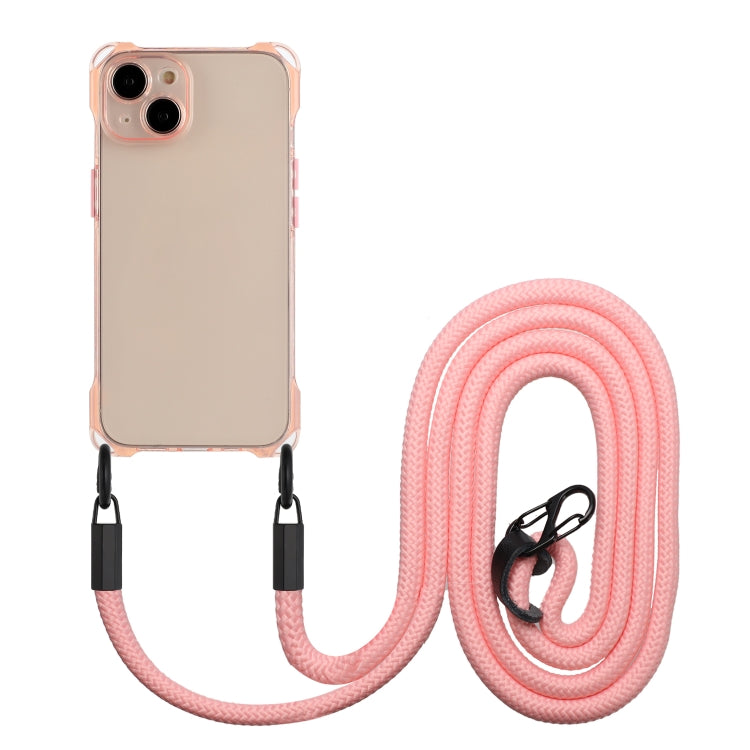 Four-corner Shockproof TPU Phone Case with Lanyard, For iPhone 16 Pro Max, For iPhone 16 Pro�����...