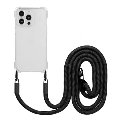 Four-corner Shockproof TPU Phone Case with Lanyard, For iPhone 16 Pro Max, For iPhone 16 Pro�����...