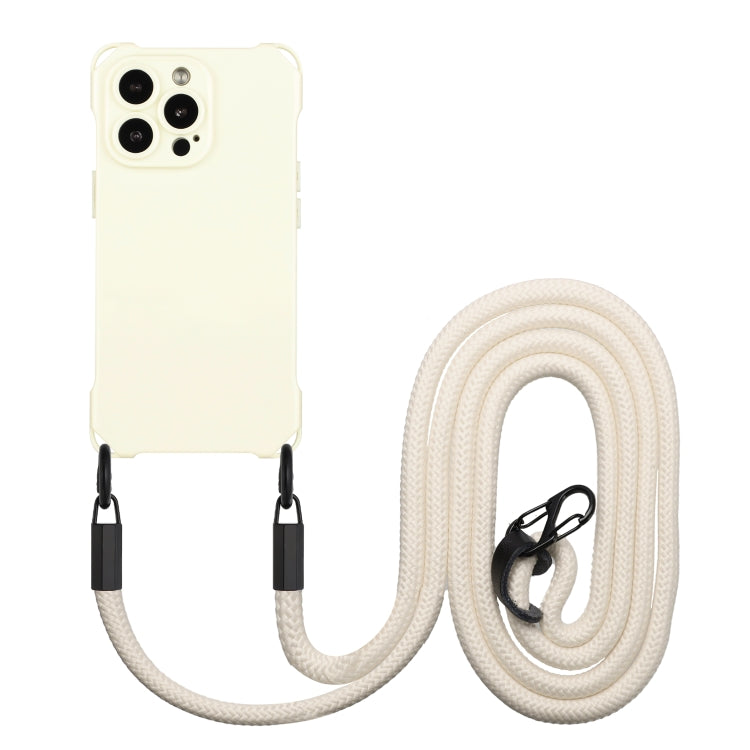 Four-corner Shockproof TPU Phone Case with Lanyard, For iPhone 16 Pro Max, For iPhone 16 Pro�����...