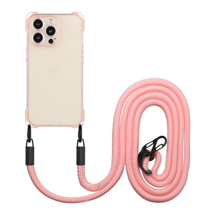 Four-corner Shockproof TPU Phone Case with Lanyard, For iPhone 16 Pro Max, For iPhone 16 Pro�����...