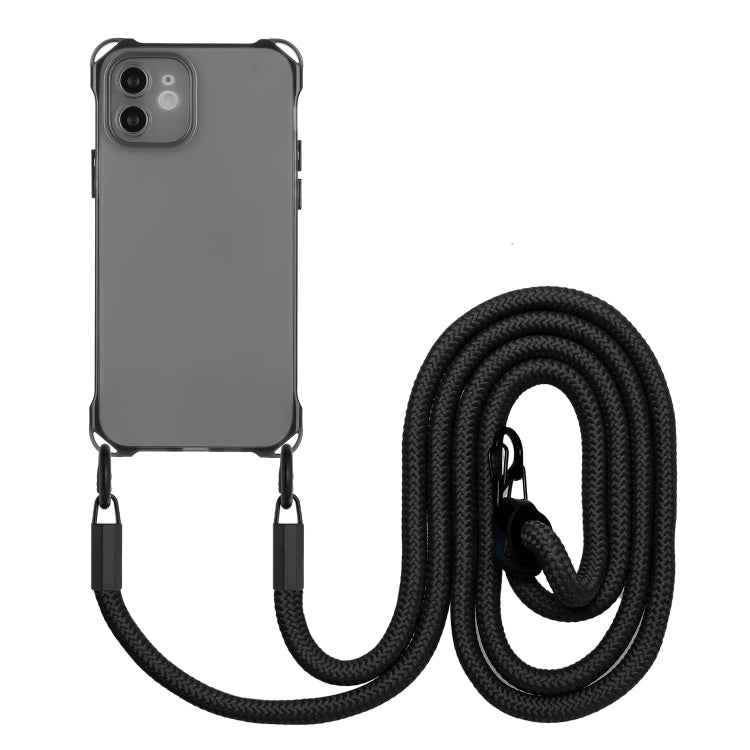 Four-corner Shockproof TPU Phone Case with Lanyard, For iPhone 16 Pro Max, For iPhone 16 Pro�����...
