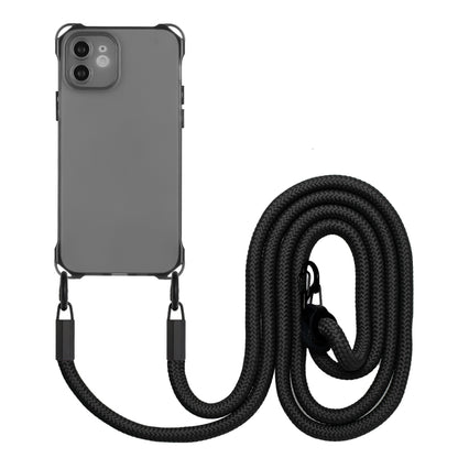Four-corner Shockproof TPU Phone Case with Lanyard, For iPhone 16 Pro Max, For iPhone 16 Pro�����...