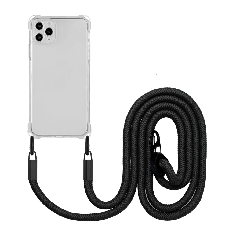 Four-corner Shockproof TPU Phone Case with Lanyard, For iPhone 12 Pro Max, For iPhone 12 Pro�����...