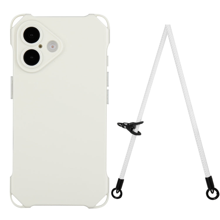 Four-corner Shockproof TPU Phone Case with Lanyard, For iPhone 16 Pro Max, For iPhone 16 Pro�����...
