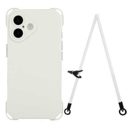 Four-corner Shockproof TPU Phone Case with Lanyard, For iPhone 16 Pro Max, For iPhone 16 Pro�����...