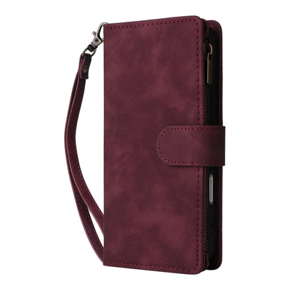 Crossbody Multi-card Slot Wallet Zipper Leather Phone Case