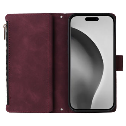 Crossbody Multi-card Slot Wallet Zipper Leather Phone Case