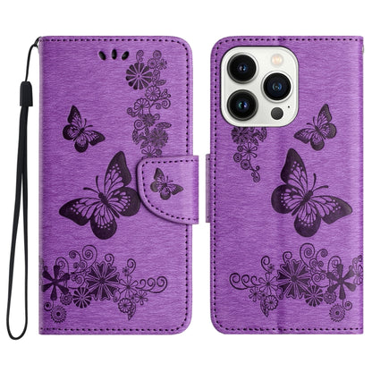 Butterfly Embossed Flip Leather Phone Case, For iPhone 16e, For iPhone 16 Pro Max, For iPhone 16 ...