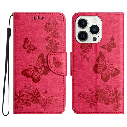 Butterfly Embossed Flip Leather Phone Case, For iPhone 16e, For iPhone 16 Pro Max, For iPhone 16 ...