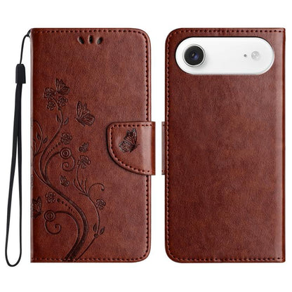 Butterfly Flower Pattern Flip Leather Phone Case
