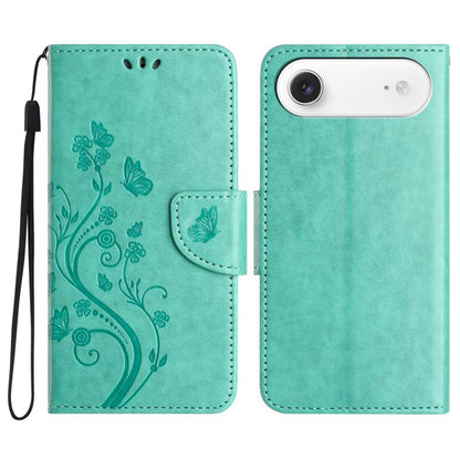 Butterfly Flower Pattern Flip Leather Phone Case