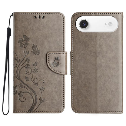 Butterfly Flower Pattern Flip Leather Phone Case