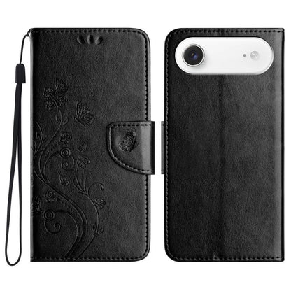 Butterfly Flower Pattern Flip Leather Phone Case