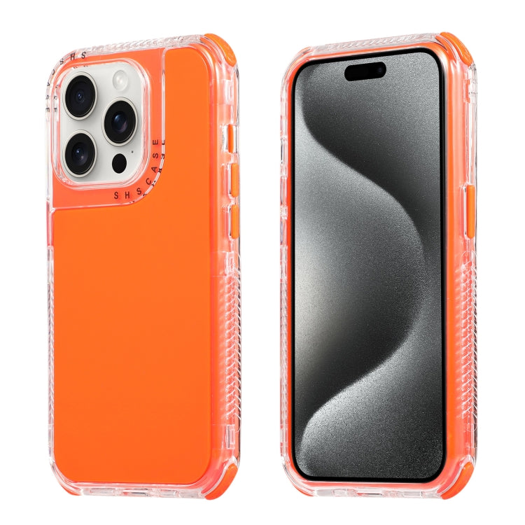 Dreamland 3 in 1 Solid Color Transparent Frame PC + TPU Phone Case, For iPhone 16 Pro Max��������...