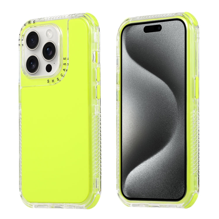 Dreamland 3 in 1 Solid Color Transparent Frame PC + TPU Phone Case, For iPhone 16 Pro Max��������...